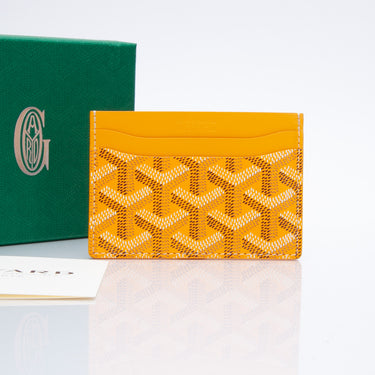 GOYARD Saint Sulpice Yellow Card Holder (NEW)