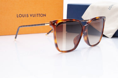 LOUIS VUITTON Tortoise LV First Square Sunglasses