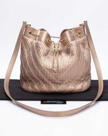 Chanel Coco Pleats Hobo Bag, Luxury, Bags & Wallets on Carousell