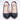 GUCCI Black Leather Sylvie Malaga Pumps 40.5