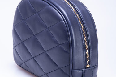 SAINT LAURENT Blue Lolita Leather Cosmetics Pouch