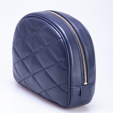 SAINT LAURENT Blue Lolita Leather Cosmetics Pouch (NEW)