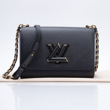 Louis Vuitton, Accessories, Louis Vuitton Lv Twist Belt Epi Leather  Medium 85 Black