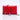 SAINT LAURENT Calfskin Crocodile Embossed Kate Monogram Tassel Chain Wallet Red