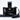CHANEL Black Patent Mademoiselle Lock Convertible Clutch Bag