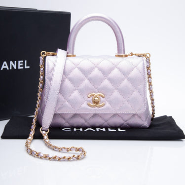 Chanel Metallic Bronze Leather Luxe Ligne Chain Tote Brown ref.614222 -  Joli Closet