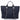 CHANEL 22A Mixed Fibers Small Deauville Tote Navy