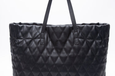 GIVENCHY Black Quilted Leather Tote Bag