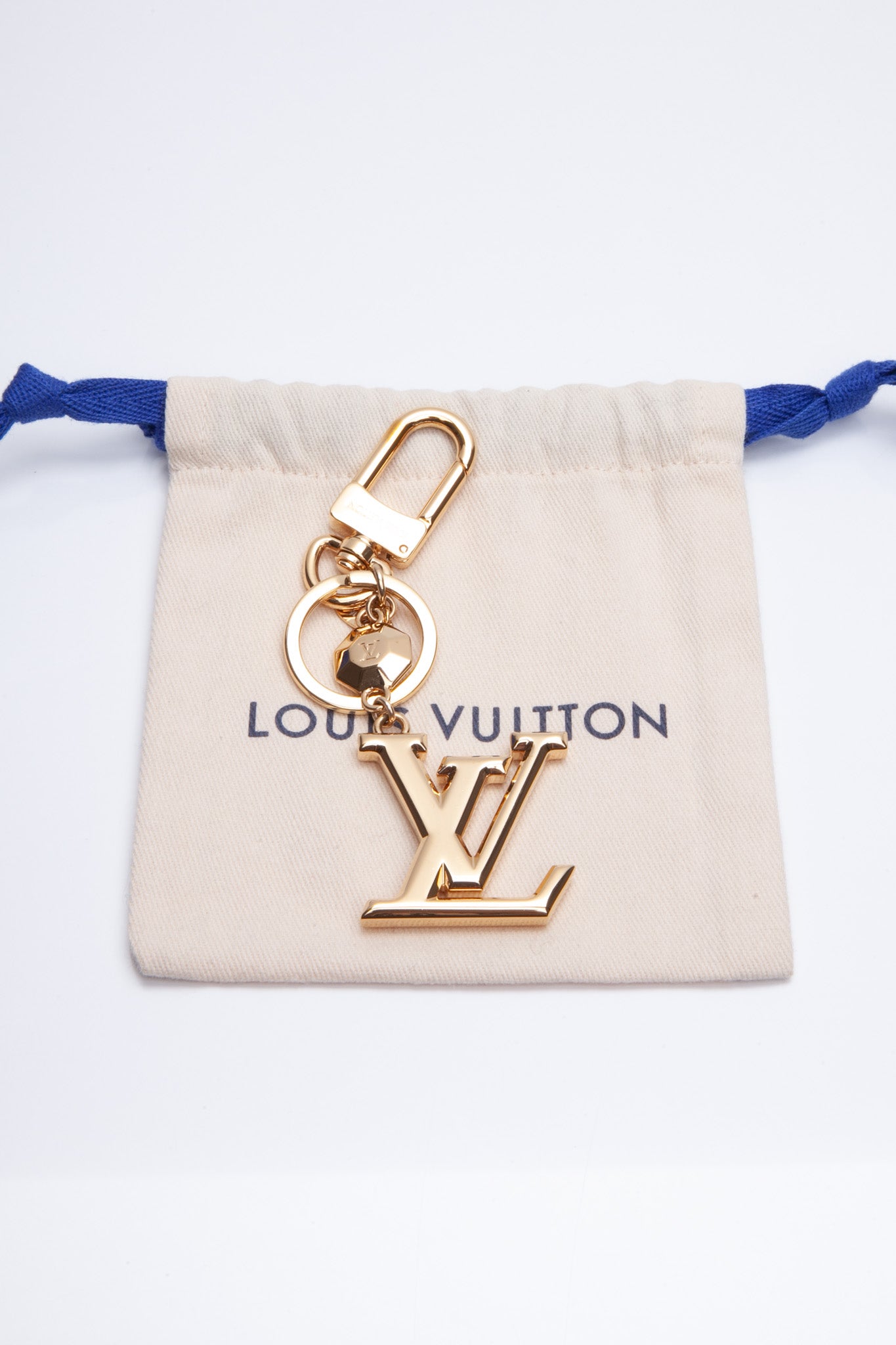 Louis Vuitton Gold-Tone Lock Me Strass Bag Charm Key Holder - The