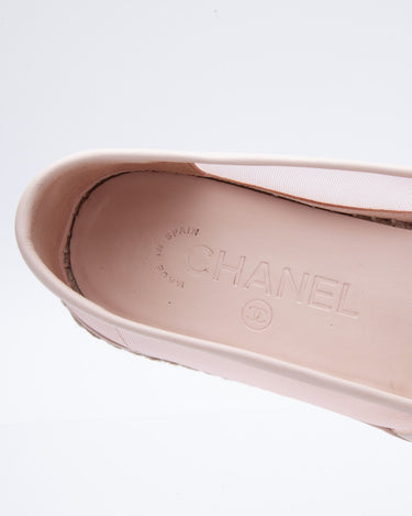 CHANEL G29762 Slip-on CC CC Mark Flat shoes Shoes Espadrille