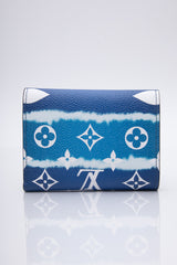 Louis Vuitton Victorine Wallet LV Escale Bleu in Coated Canvas/Cowhide  Leather with Silver-tone - US