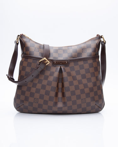Brown Louis Vuitton Damier Ebene Bloomsbury PM Crossbody Bag