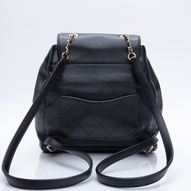CHANEL Business Affinity Backpack Caviar Small Black
