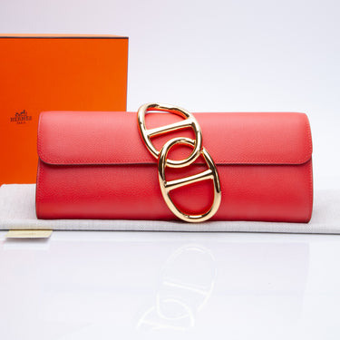 Hermès Poésie Persane Red Golden Orange Silk ref.47028 - Joli Closet