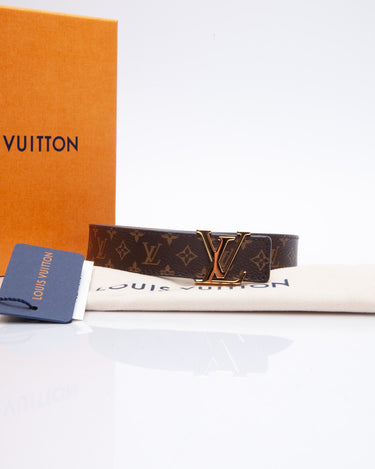 Louis Vuitton Mini Initiales Coated Canvas Belt - 80 / 32