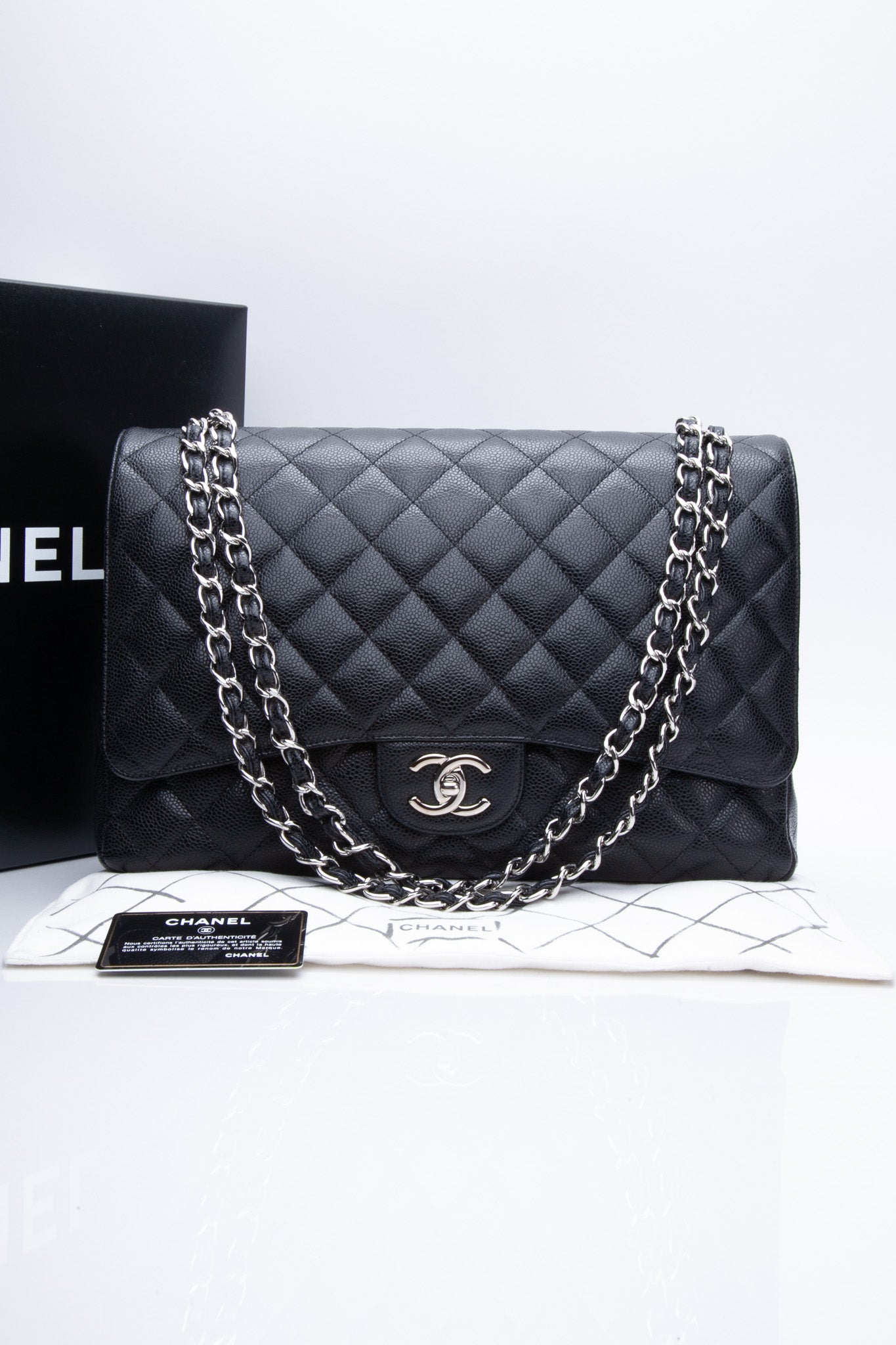 Chanel Wallet on Chain WOC Black Caviar Gold Hardware – Madison Avenue  Couture
