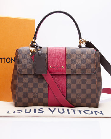 LOUIS VUITTON Bond Street MM Damier Ebene Bordeaux Crossbody Bag – Luxury  Labels