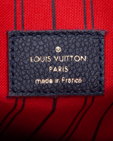 Louis Vuitton Pochette Metis Monogram Empriente Marine Rouge
