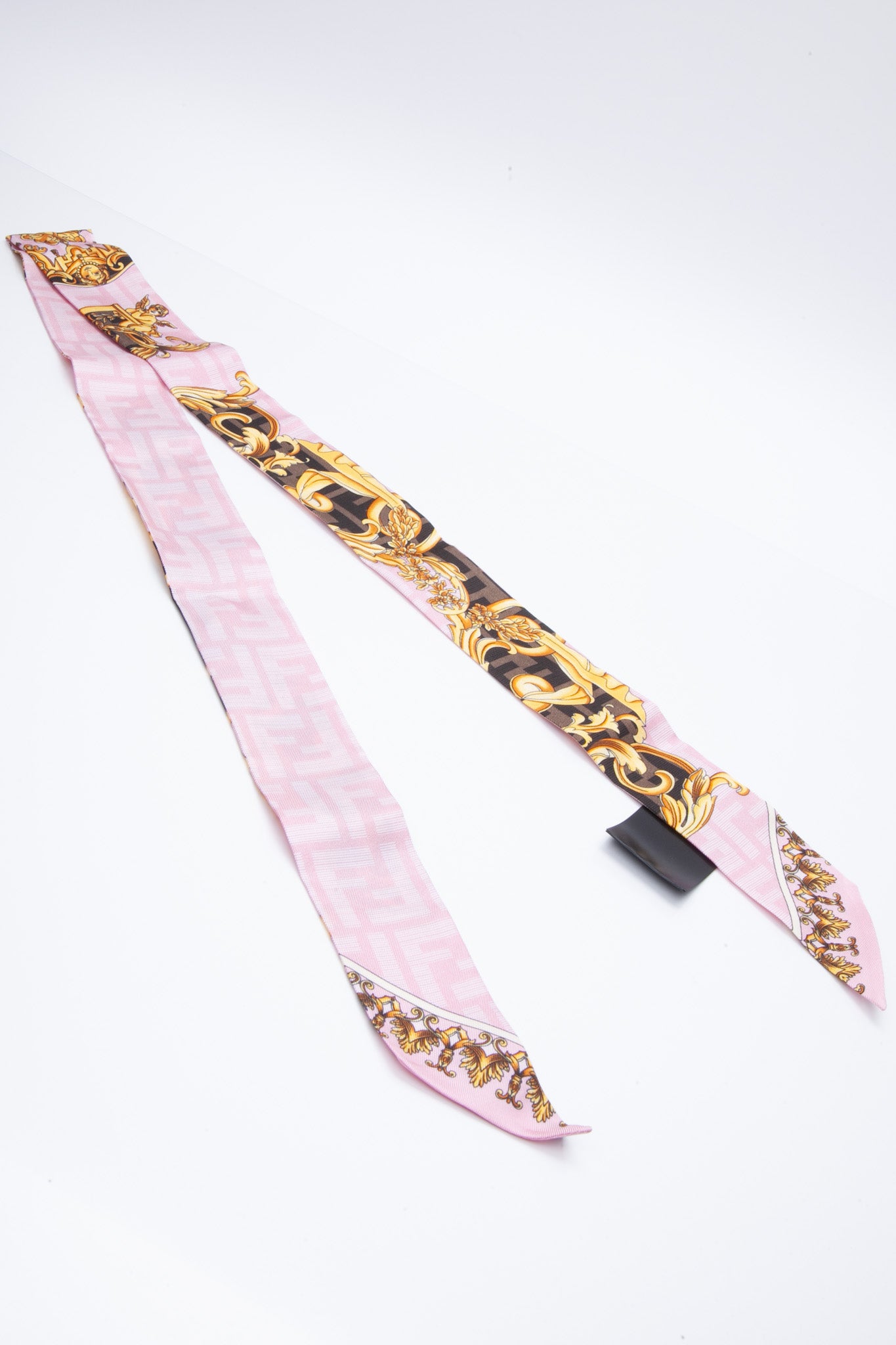 Fendi 'Signature Twilly' Scarf in Pink