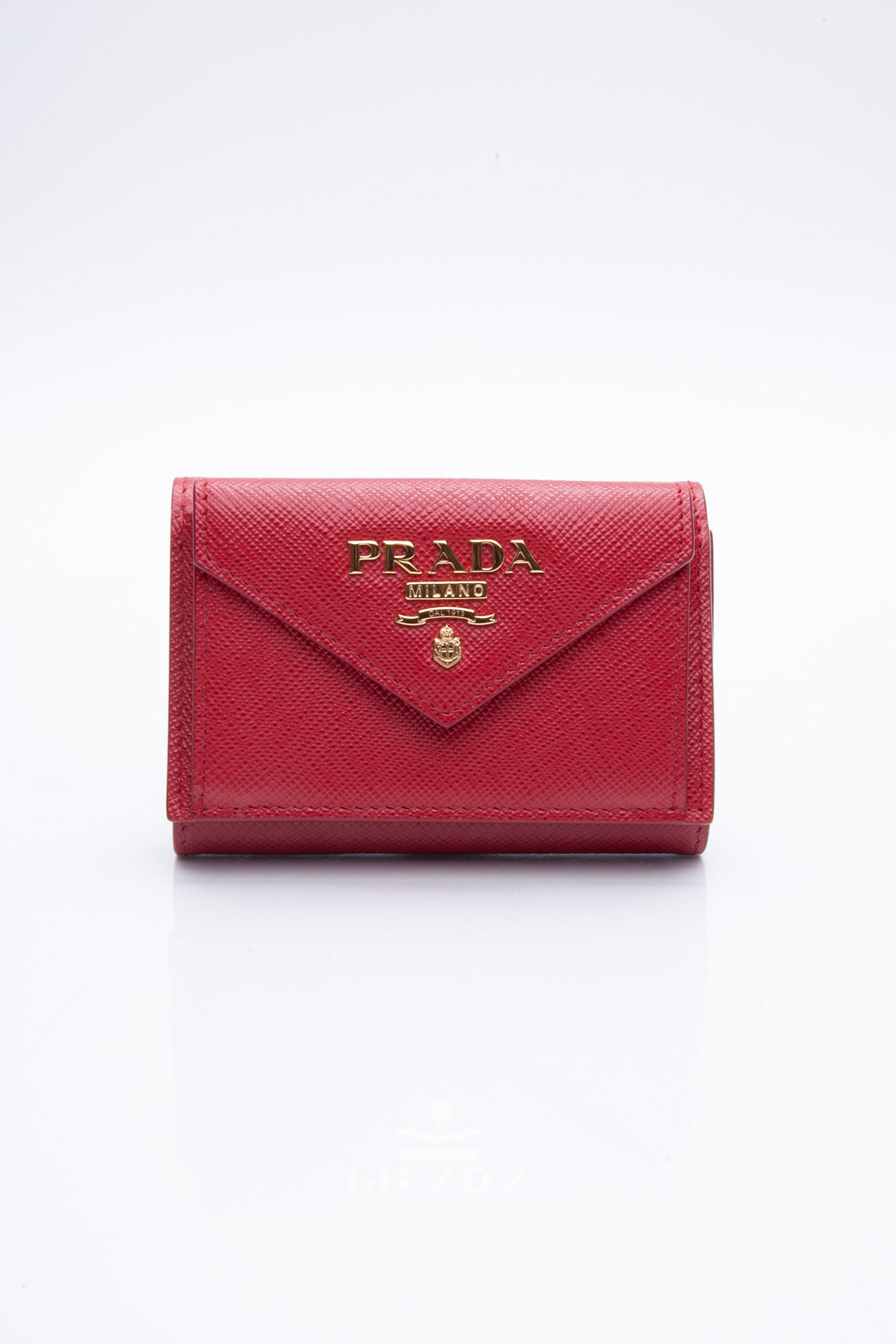 Chanel Bicolore Red Leather Coin Wallet