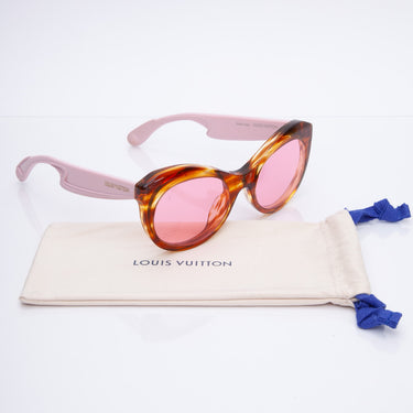 LOUIS VUITTON Acetate Chariots of Fire Sunglasses Pink (New)