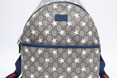 GUCCI GG Supreme Monogram Stars Childrens Backpack (New)