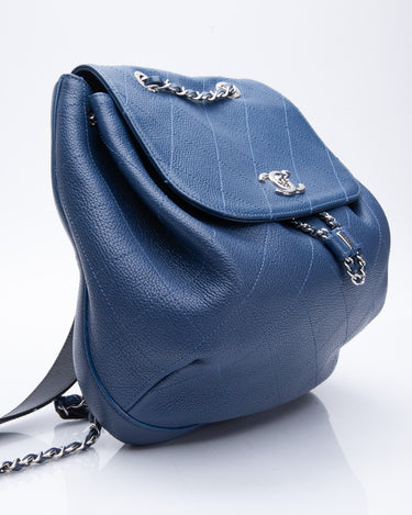 CHANEL Blue Caviar Leather Backpack – Luxury Labels