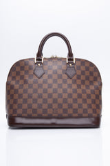 Pre-Owned Louis Vuitton Damier Ebene Alma MM