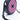 GUCCI GG Canvas Pink Blue Round Crossbody Bag