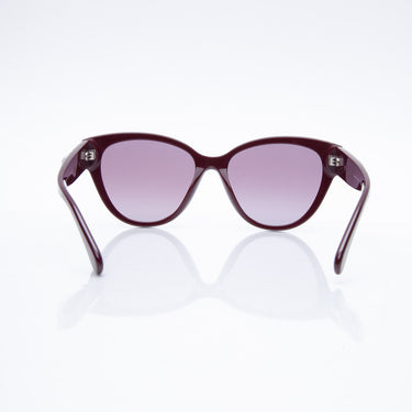 CHANEL Burgundy Acetate Butterfly Classics Sunglasses