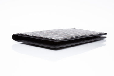 GOYARD Black Goyardine Long Bi-Fold Wallet