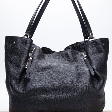 BURBERRY Black Leather Shoulder Bag