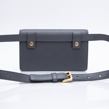 DIOR Gray Saddle Belt Pouch (New)
