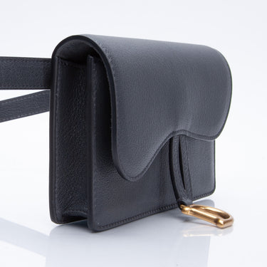DIOR Gray Saddle Belt Pouch (New)
