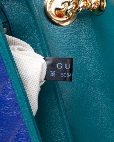 Gucci Interlocking GG Shoulder Bag in Blue w/ Tags