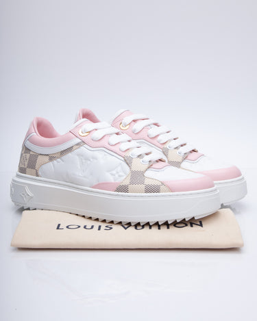 pink red and white louis vuittons