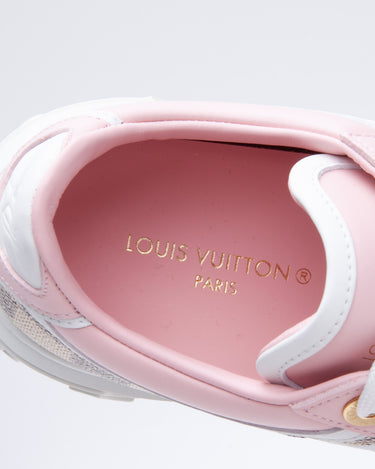 New Authentic Louis Vuitton Azur Damier Pink/Rose Ballerina