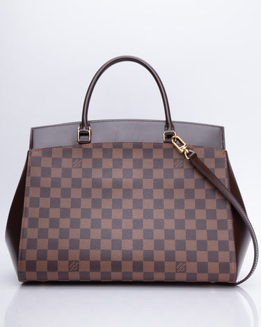 Louis Vuitton Brown Damier Ebene Rivoli MM Leather Cloth Pony-style  calfskin ref.920175 - Joli Closet