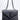 SAINT LAURENT Calfskin Y Quilted Monogram Monochrome Medium Loulou Chain Satchel Black