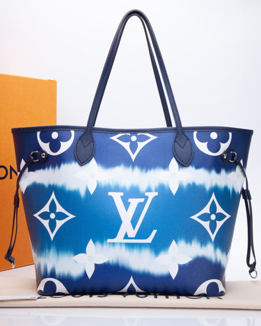 LOUIS VUITTON Escale Neonoe mm Blue Tie-Dye Monogram Bag