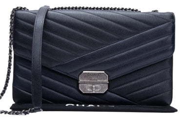 CHANEL Calfskin Leather Shoulder/Crossbody Bag