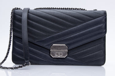 CHANEL Calfskin Leather Shoulder/Crossbody Bag