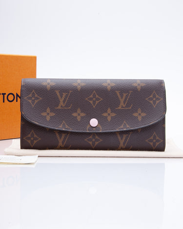 Louis Vuitton - Emilie Wallet - Monogram Canvas - Fuchsia - Women - Luxury