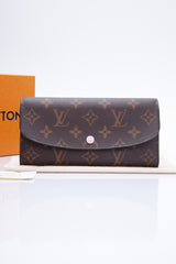 .com: Louis Vuitton Emilie Wallet Monogram Canvas (Rose Ballerine) :  Clothing, Shoes & Jewelry