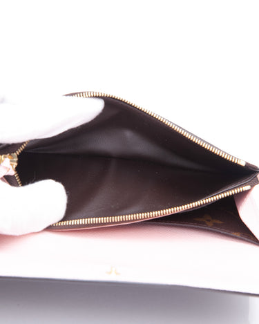 Louis Vuitton Womens Emilie Rose Ballerine Wallet Monogram – Luxe