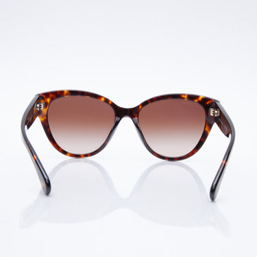 CHANEL Butterfly Acetate Tortoise Sunglasses