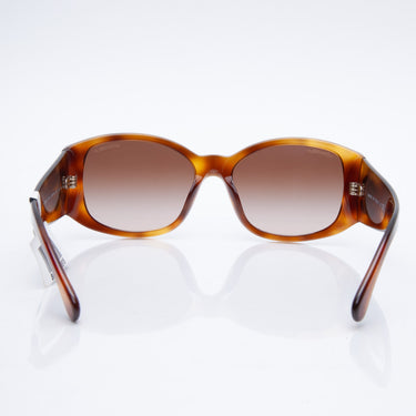 CHANEL Acetate Oval Sunglasses (New)