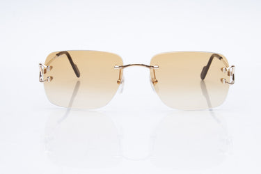 CARTIER Rimless C Decor Sunglasses (New)