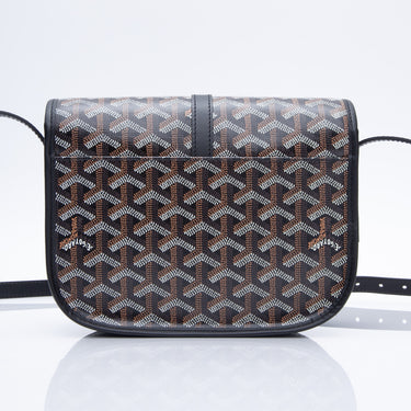 GOYARD Goyardine Belvedere II PM Messenger Black Crossbody Bag (New)