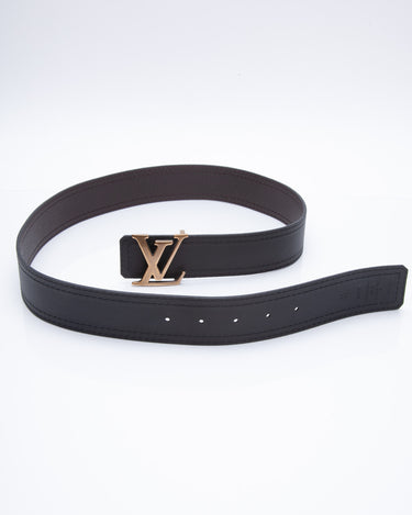 Louis Vuitton - Authenticated Initiales Belt - Leather White for Women, Very Good Condition